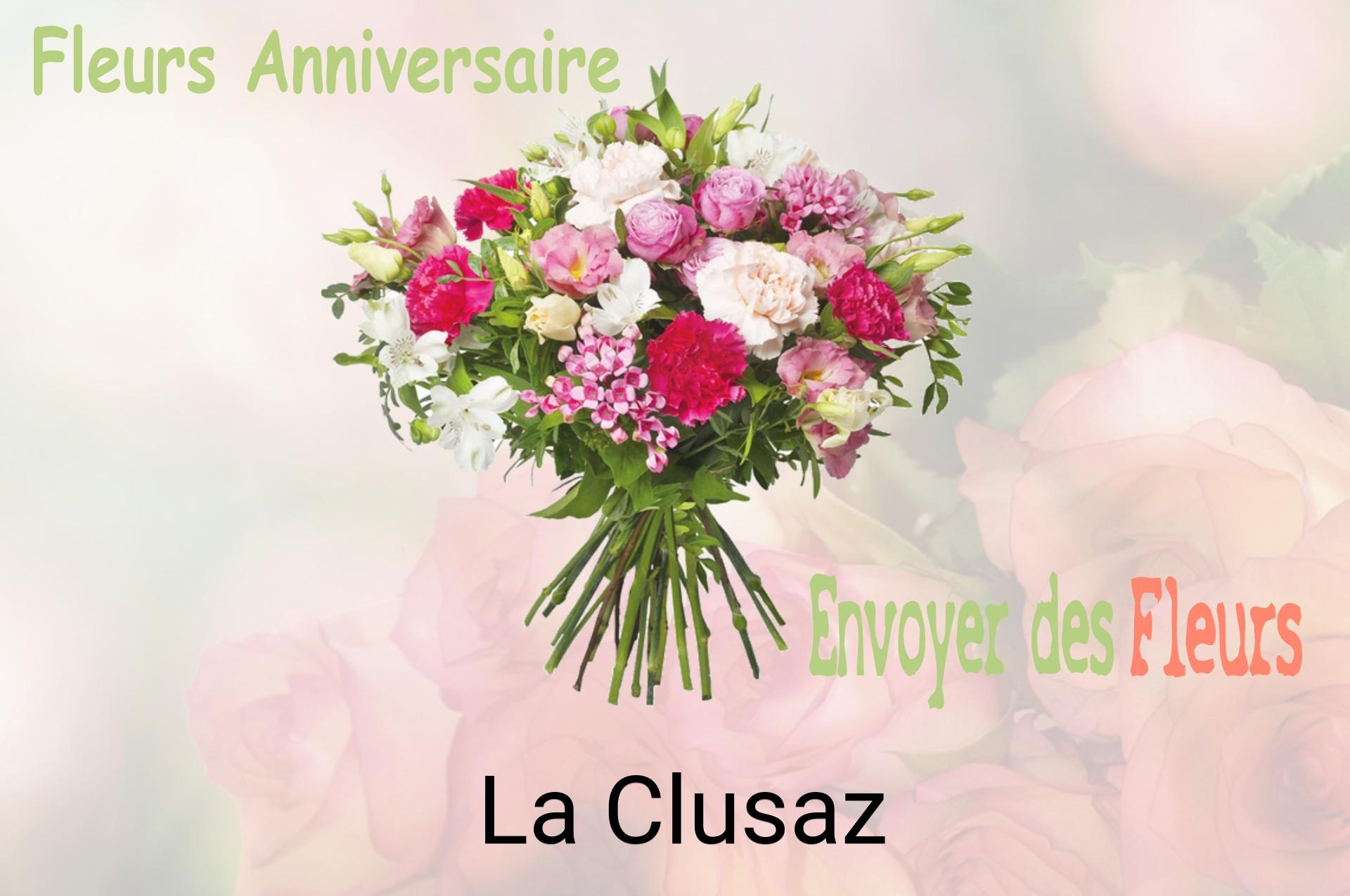 Bouquet de fleurs d’anniversaire livré à La Clusaz